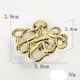 thumbnail image 5 of Pomo de estilo retro, tirador para cómoda, tirador para armario, aleación de zinc duradera para uso doméstico. Oro, 5 of 9