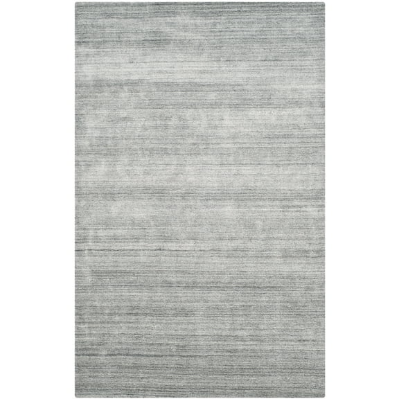 SAFAVIEH Mirage Branislav Solid Area Rug, Ash, 2' x 3'