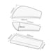 thumbnail image 4 of Pegatinas para tanque de combustible de motocicleta, almohadilla antideslizante de goma, calcomanías protectoras para Adhesivos laterales, 4 of 4