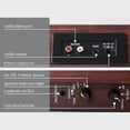 thumbnail image 2 of Tocadiscos Vintage inalámbrico con altavoces estéreo incorporados, reproductor de discos de vinilo Retro portátil, altavoces incorporados para el hogar y al aire libre, 2 of 7
