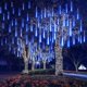 thumbnail image 3 of Luces de lluvia, luces LED de lluvia de meteoritos Aukora, luces de Navidad para exteriores de 12 pulgadas y 8 tubos, luces de nieve con carámbanos para Navidad, Halloween, fiestas y vacaciones, 3 of 4