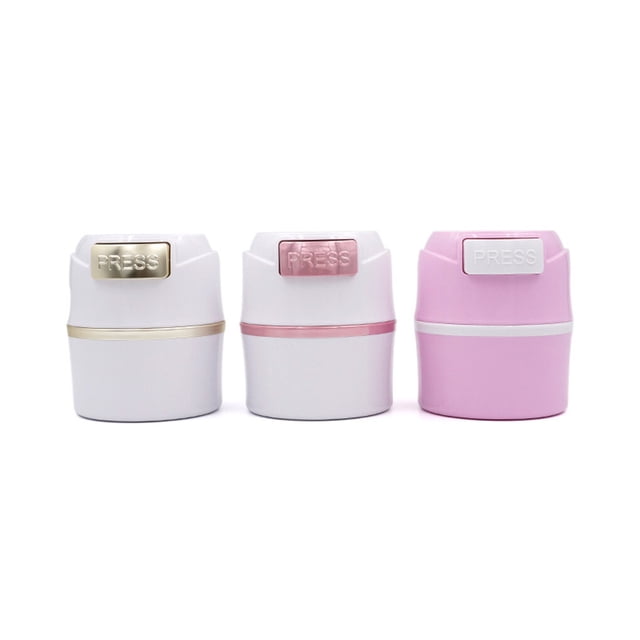 ABS Cils Conteneur de Stockage Portable Réutilisable Professionnel Élégant Réutilisable Professionnel Remplacement Élégant Bouton Interrupteur Salon Boîte Outil de Beauté Rose