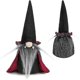 thumbnail image 2 of Piezas de muñeco de peluche enano de Halloween adornos de pareja sombrero de capa de bruja negra LzGUNGY, 2 of 5