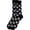 Black, variant on Men's Fire Dice Pattern Crew Novelty Socks - Black