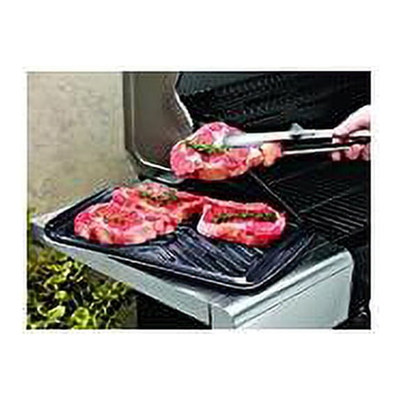 Tovolo Prep and Serve, Nesting, Dishwasher Safe BBQ Trays - Set of 2
