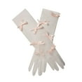 thumbnail image 7 of Bride Marriage Mittens Driving Gloves Lace Glove Shawl Sunscreen Lolitas Mittens, 7 of 7
