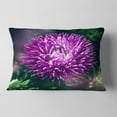 thumbnail image 2 of Designart Chrysanthemum Flower with Bokeh - Flowers Throw Pillowwork - 12x20, 2 of 5