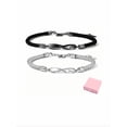 thumbnail image 1 of Pulsera Pareja Xtellar Plata 925 Regalo De San Valentín, 1 of 3