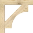 thumbnail image 3 of Ekena Millwork 4"W x 28"D x 28"H Westlake Block Rough Sawn Bracket, Douglas Fir, 3 of 25