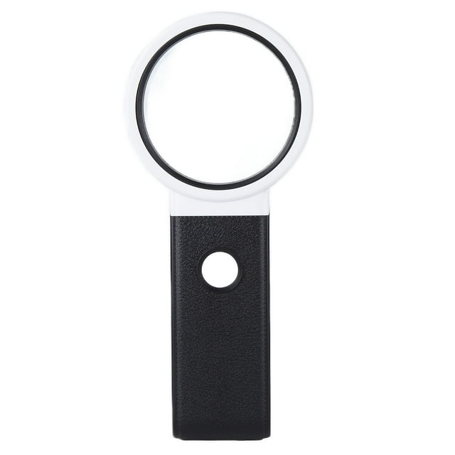 Handheld Magnifier, Clear Imaging Handheld LED Magnifying Glass with Data Cable for Family for Elder Man for Hospital TH-7018B,TH-7018BD