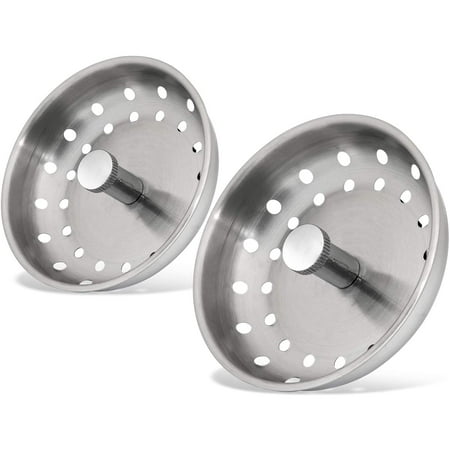 

Copper Kitchen Sink Strainer Basket 2 Pcs Stainless Steel Antique Copper Sink Drain Strainer and Sink Stopper for Standard 3-1/2 inch Sink Drain with Metal Center Knob and Rubber Drain Stopper