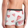 thumbnail image 5 of Kll Pink Hearts Men'S Cotton Boxer Briefs Underwear-Medium, 5 of 9