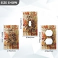 thumbnail image 2 of Light Switch Cover Switch Plate Outlet Cover Plug Cover for Electrical Duplex Outlets Owl and Branch, 2 of 6