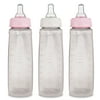 First Essentials by NUK Clear View® Bottle, 9 oz., Medium Flow, 3-Pack, Colors May Vary