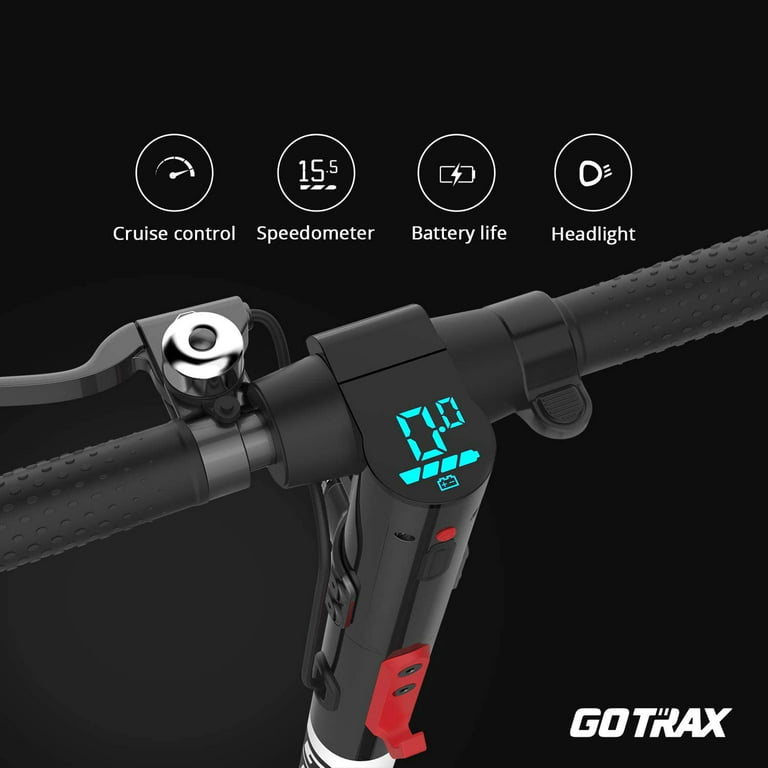 Gotrax Rival Adult Electric Scooter, 8.5 Pneumatic Tire, Max 12 mile Range  and 15.5Mph Speed, 250W Foldable Escooter for Adult, Gray