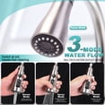 thumbnail image 6 of Sunrinx Touchless Kitchen Faucet Pull Down Sprayer Motion Sensor Brushed Nickel Deck Plate, 6 of 14