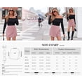 thumbnail image 6 of PRETTYGARDEN Fall Mini Skirts for Women Trendy High Waisted Asymmetrical Knit Suede Skirt Shorts Cute Y2k Outfits, 6 of 9