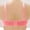 Hot Pink, variant on CALAFEBILA Beige Everyday Plus Size Push-up Bra for Women Light Sexy Lace Wireless Daily Underwear Bras