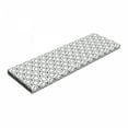 thumbnail image 1 of Xo Bench Pad, Doodle Style Pattern with Friendship Monochrome Letters Internet Expression Print, HR Foam Cushion with Decorative Fabric Cover, 45" x 15" x 2", Black and White, by Ambesonne, 1 of 3