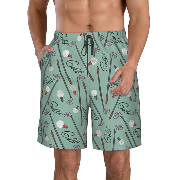 Fotbe golf equipment Trajes de Baño Estampados para Hombre, Shorts de Verano de Secado Rápido, Ropa de Playa, Bañadores-XX-Large