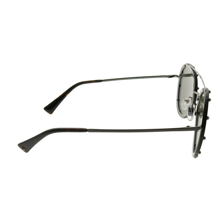 Valentino Metal Womens Aviator Sunglasses Gunmetal with  display picture 3
