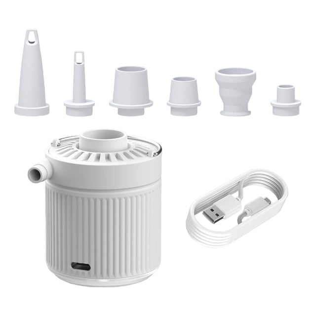 Bomba de aire para inflar y desinflar, bomba de aire portátil USB, bomba de aire eléctrica para pelota de ejercicio, bolsas de almacenamiento al