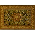 thumbnail image 1 of Ahgly Company Indoor Rectangle Medallion Yellow Traditional Area Rugs, 7' x 10', 1 of 4