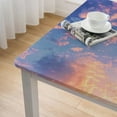 thumbnail image 5 of WYYP Trees Clouds Sky Square Tablecloth 100% Polyester Fiber 40*40, 5 of 8