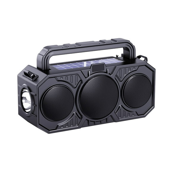 ZFYXGS Solar Bluetooth Speaker, Wireless Speaker, Outdoor High-volume Bluetooth Speaker, Handheld