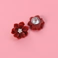 thumbnail image 3 of WHAMVOX Women Earrings with Delicate Design Made of Skin Friendly Resin in Red Color Small Size Perfect for Decor, 3 of 8