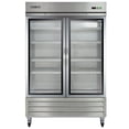 thumbnail image 7 of Maxx Cold Double Glass Door Reach-In Refrigerator, 53.9", 49 cu. ft. Capacity, in Stainless Steel (MXCR-49GDHC), 7 of 7
