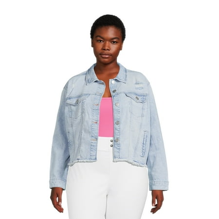 Celebrity Pink Juniors Plus Size Denim Jacket