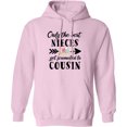 thumbnail image 2 of Inktastic Only the Best Nieces Get Promoted to Cousin Adult Hoodie Sweatshirt, 2 of 4