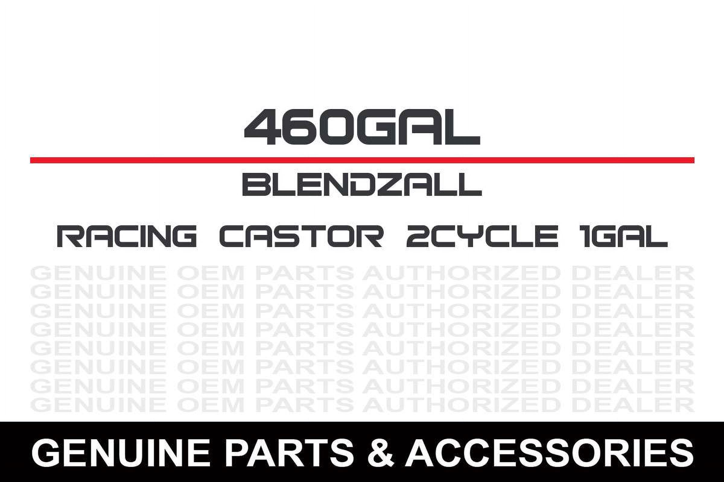 BLENDZALL RACING CASTOR OIL 2-CYCLE 1 GALLON F-460G motorcycle