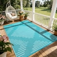 thumbnail image 4 of Outdoor Rug Waterproof Reversible Plastic Straw Outdoor Rug Fold Portable Camping Picnic Carpet Mat Indoor Outdoor Rug for Backyard RV Mat Open Living Room Outside, 4 of 13