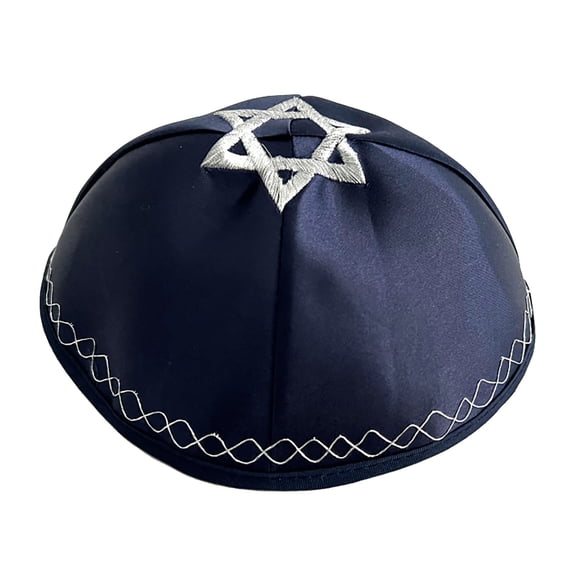 AJGRHE Classic Beret Hat Soft Slouchy French Style Cap Brimless Design Daily Wear Round Bohemian Outfit All Season Dark Blue One Size