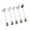 Waving cat, variant on ANXPTIME Premium Nonrust Steel Cats Fish Spoon Ergonomic Handle For Dessert Coffee Use