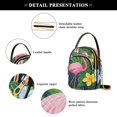 thumbnail image 4 of FORMRS Crossbody Bag for Women Quilted Travel Shoulder Cell Phone Purse with Chain Strap Handbag, Pink Flamingo Pattern, 4 of 7