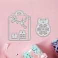 thumbnail image 5 of 2 Style Christmas Label Frame Carbon Steel Cutting Dies Xmas Tag Label Card Template Tool for Making Photo Decorative Paper Scrapbooking 0.08cm Thick, 5 of 9