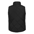 thumbnail image 3 of Aunavey Women's Stand Collar Lightweight Gilet Padded Quilted Zip Vest, 3 of 6