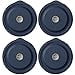 thumbnail image 3 of Couvercles de Remplacement pour Pyrex 7200-PC 2 Tasses, Couvercle de Rangement Rond en Silicone pour Bol en Verre Anchor Hocking 4 Pack avec Marque de Date Bleu Foncé, 3 of 4