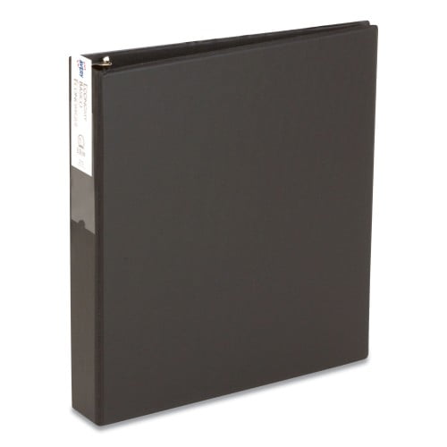 New Avery Economy Non-View Binder with Round Rings, 3 Rings, 1.5' Capacity, 11 x 8.5, Black,Each