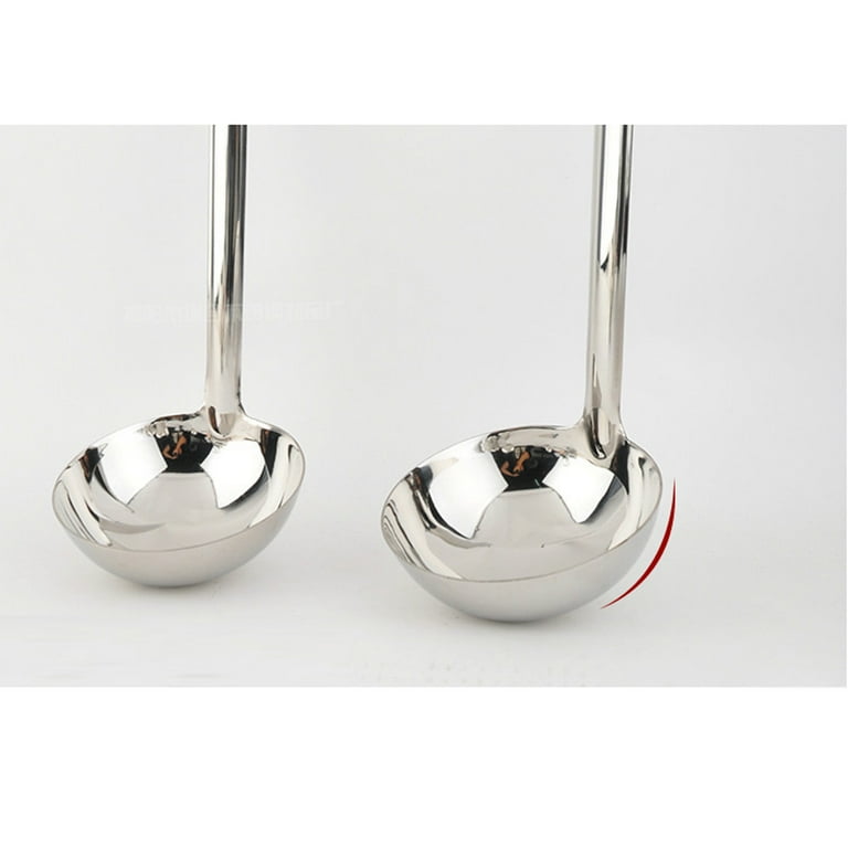 Stainless Steel Small Soup Ladle Spoon Tablespoon Teaspoon Professional Ladle With Hook And Hole For Convenient Hanging 7 as described 7