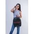 thumbnail image 4 of BACKPACK NEGRA CON FRANJA COLOR VINO, 4 of 4