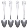 thumbnail image 1 of Coofit 4PCS Fruit Spoon Sawteeth Stainless Steel Spoon Flatware Spoon for Grapefruit, 1 of 10