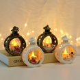 thumbnail image 2 of Lámpara LED 2025 Decoración Linterna portátil navideña Árbol de Navidad de Papá Noel Luces de viento Colgante Navidad Decoración de Año Nuevo, 2 of 5