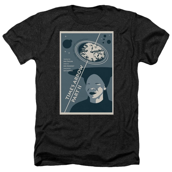 Star Trek - Tng Season 6 Episode 1 - Heather Short Sleeve Shirt - Large