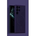 thumbnail image 6 of Magnetic Case for Galaxy S22 Ultra Case[Compatible with Magsafe] Liquid Silicone TPU Bumper Shockproof Camera Lens Protective Cover Phone Case for Samsung Galaxy S22 Ultra 6.8" Dark Purple, 6 of 11