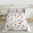 thumbnail image 2 of Castle Fairy Teens Animal Deer Full Size Comforter Sets 3-Piece,Merry Christmas Bedding Comforter Set,Xmas Festival Lightweight Bedding Sets,Super Cozy Room Decor,Reversible, 2 of 8