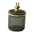 thumbnail image 4 of 2pcs Durable Makeup Pads Holder Container Case Decor Caja de almacenamiento translúcida a prueba de polvo para almohadillas de maquillaje Esponja de maquillaje Sala de estar Encimera Estilo C Salvador Estuche de almacenamiento de almohadillas de maquillaje, 4 of 10